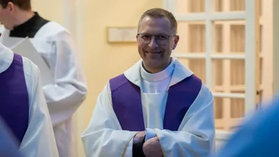 Těším se na práci s mladými lidmi. Novým kaplanem na Biskupském gymnáziu bude P. Tomáš Zámečník